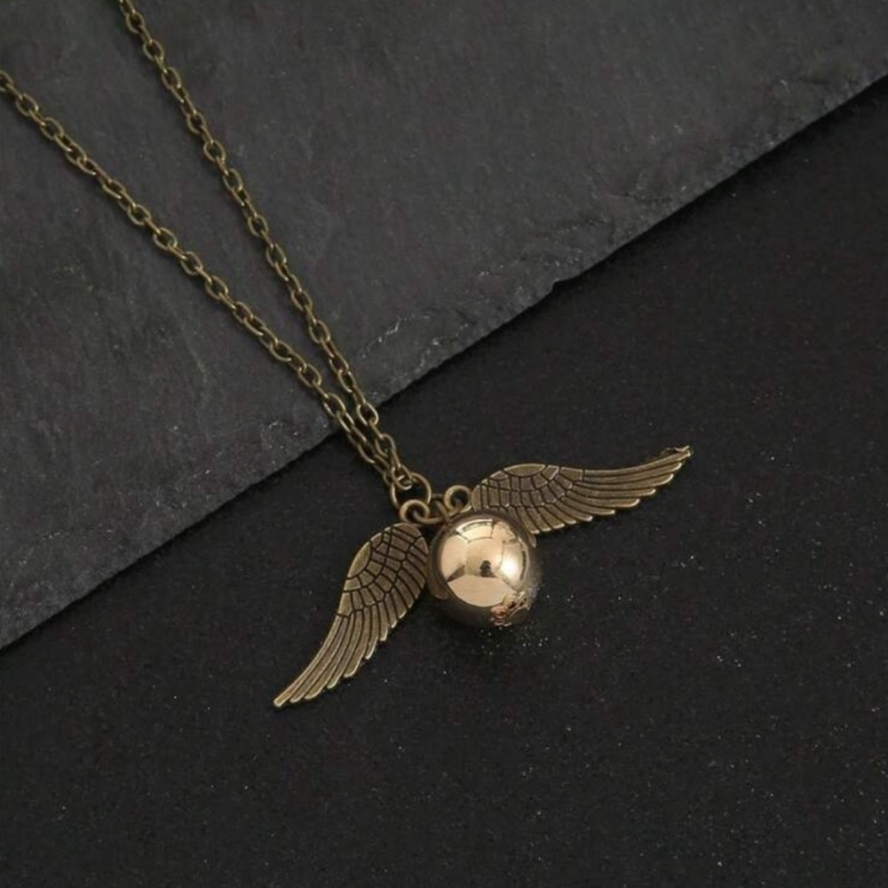 Harry Potter Golden Snitch Necklace